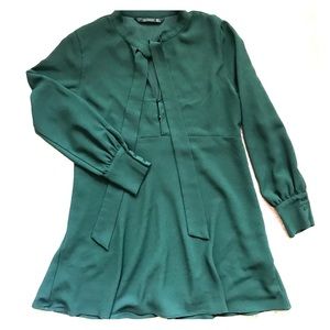 Zara Green Mini Dress